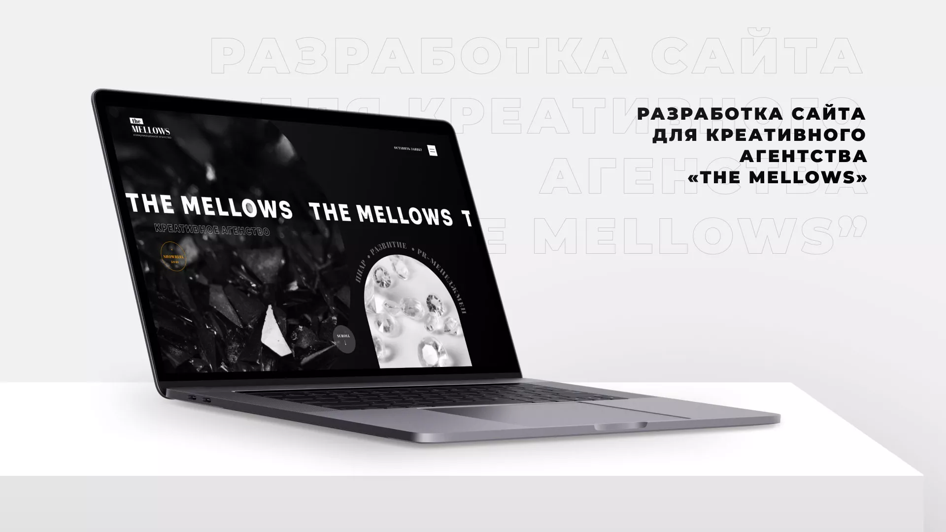Разработка сайта креативного агентства «The Mellows» в Дно