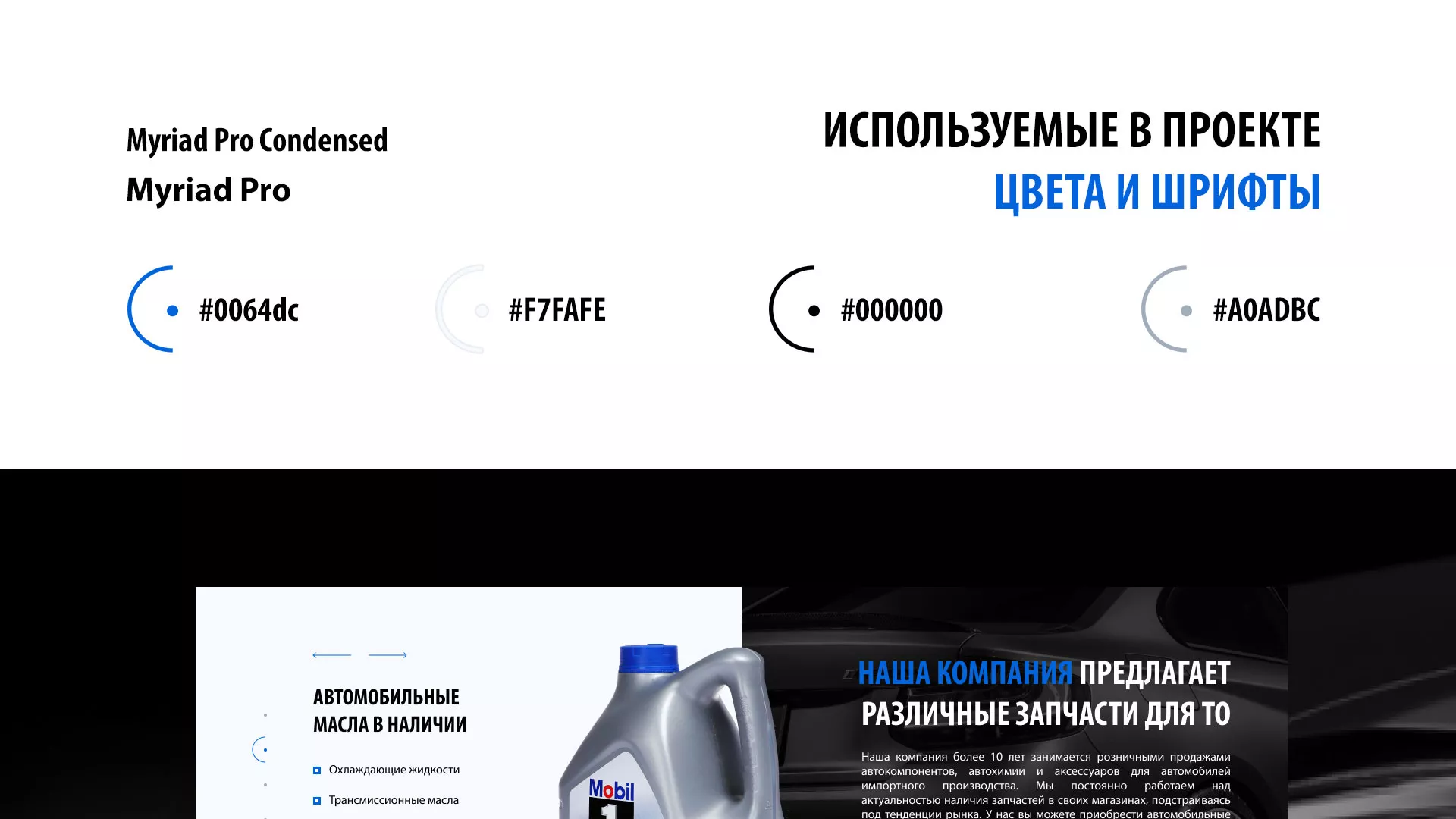 Разработка сайта магазина автозапчастей «М7» в Дно